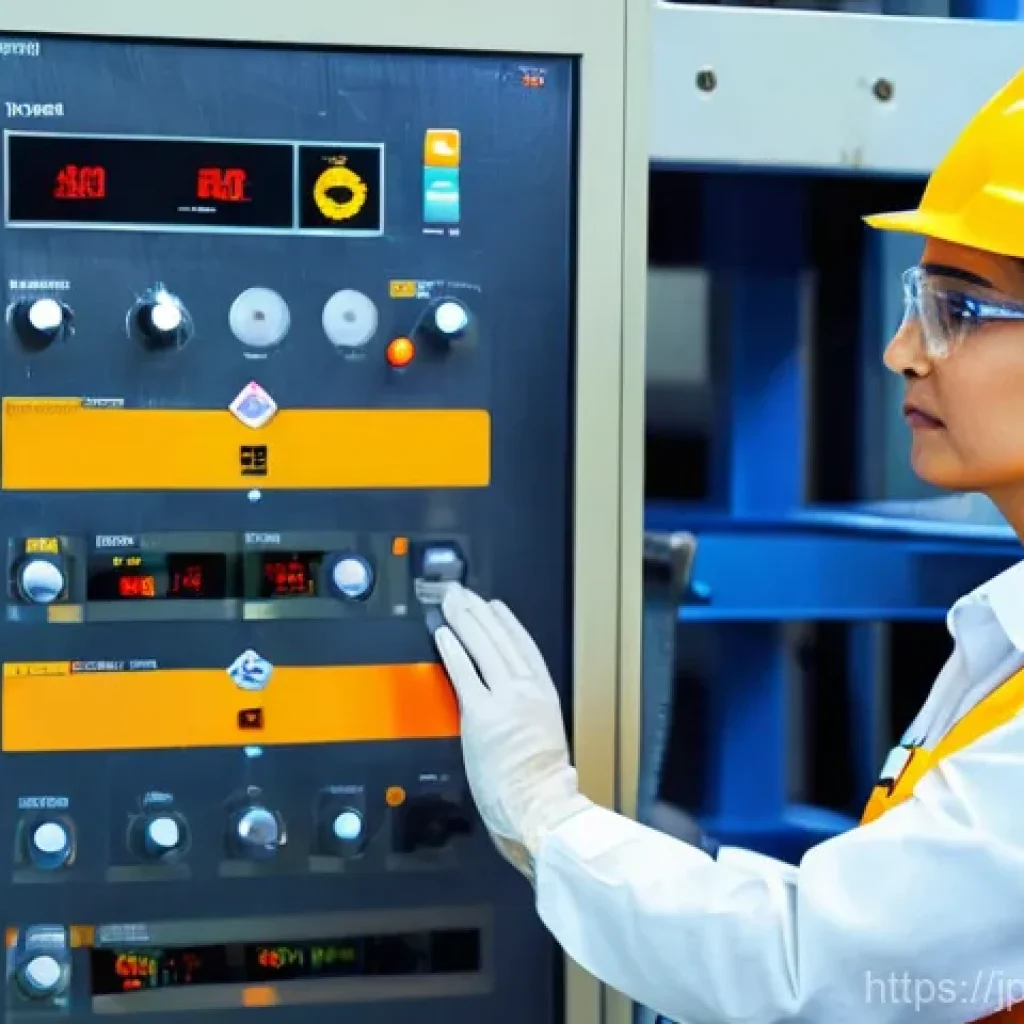 건설재료시험기사와 건축재료 안전기준 - **Prompt: Concrete Compression Test**
    A highly skilled female construction materials testing tec...